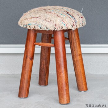 アジアンテイストの可愛らしいファブリックスツール ienowa スツール アルメニア2色 送料無料-6