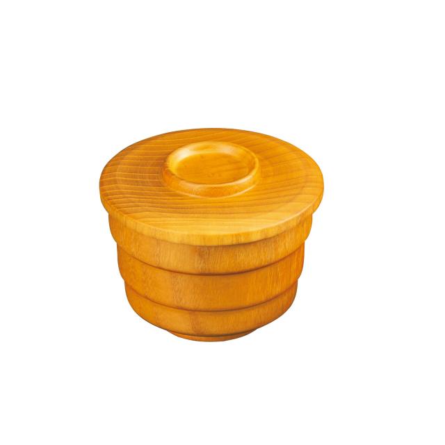和食器 木製 蓋付飯椀 ナチュラル ライトブラウン ダークブラウン 目摺り 2セット 送料無料-2