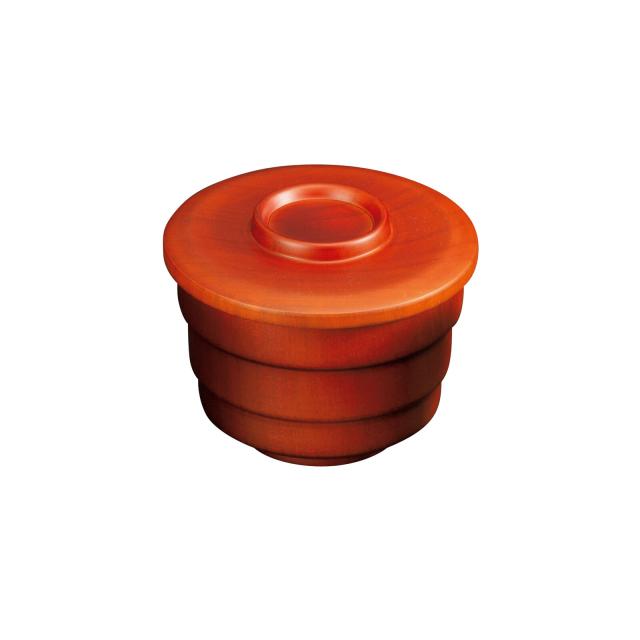 和食器 木製 蓋付飯椀 ナチュラル ライトブラウン ダークブラウン 目摺り 2セット 送料無料-3