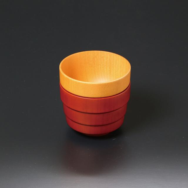 和食器 木製 蓋付飯椀 ナチュラル ライトブラウン ダークブラウン 目摺り 2セット 送料無料-6