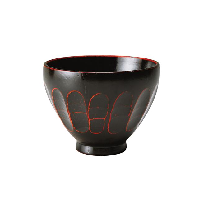 和食器 汁椀 しぼり 根来 曙 杢 2セット 送料無料-1