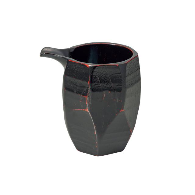 和食器 木製片口注ぎ 根来 根来 曙 酒器 送料無料-2