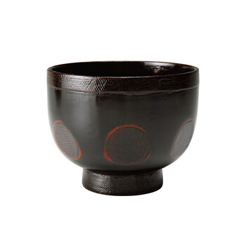 和食器 大汁椀 布張エクボ 根来 曙 同色 2個セット 送料無料-1