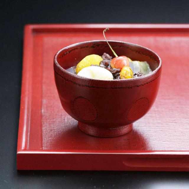 和食器 汁椀 布張エクボ 根来 曙 同色 2セット 送料無料-2