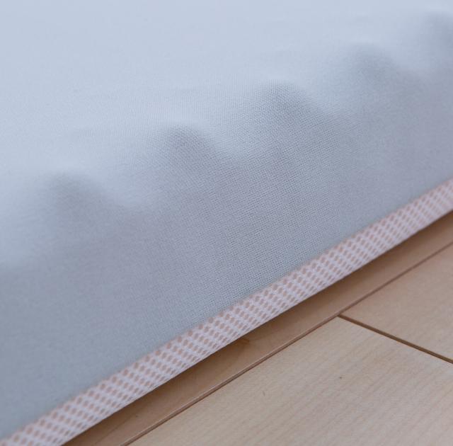 高反発ウレタンマットレス セミダブル 上質の眠り 点で支える 厚さ8cm 3つ折り 日本製 約120X195X8cm 送料無料-9