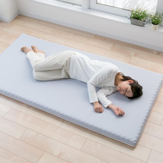 高反発ウレタンマットレス ダブル 上質の眠り 点で支える 厚さ8cm 3つ折り 日本製 約140X195X8cm 送料無料-8