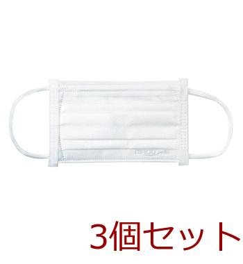マスク こども用 まっ白なやさしいマスク 個包装 小学生サイズ 30枚入 3セット 送料無料-3