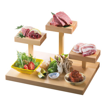 和食器 立体盛込螺旋 遊山 三山 回旋 段々 遊山キッチン 日本製 送料無料-1