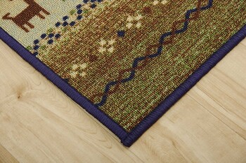 ラグ デスクカーペット 約100×130cm デスクマット ラグ ルームマット テレワーク ラディ デスクカーペット 送料無料-6