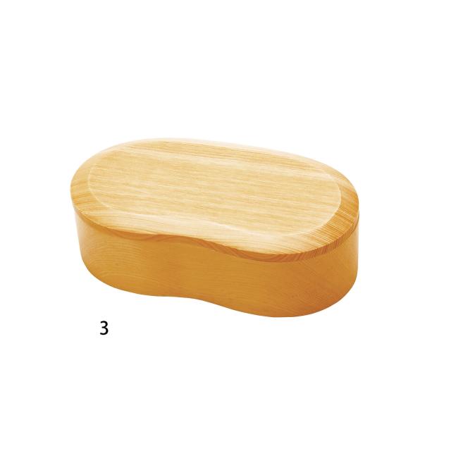 くりぬき弁当箱 オーバル スクエア ビーンズ 送料無料-5