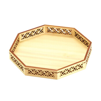 和食器 ひのき細密八角膳 青海波 麻の葉 七宝 送料無料-2