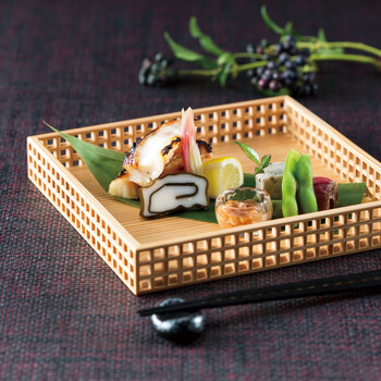 和食器 細目 ささめ 格子料理膳 送料無料-1