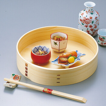 和食器 和食器 檜 8寸曲輪盛器 足なし 送料無料-2