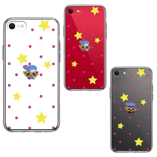 iPhoneSE ケース 第3世代 第2世代 クリア ファンキー スマホケース 側面ソフト 背面ハード ハイブリッド 送料無料-1