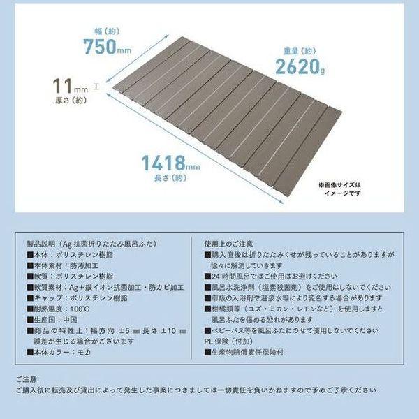 ＡＧスリム収納フロフタＬ−１４７5ｘ１4０ｃｍ用モカ 送料無料 即日発送-1