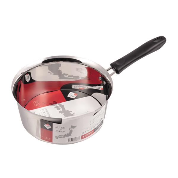 ステンレス製注ぎやすい行平鍋20cmメイドインジャパン 送料無料 即日発送-1
