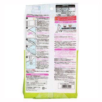 Ｂａ自動ロック式ふとん圧縮袋Ｌサイズ２枚入り 3セット 送料無料 即日発送-1