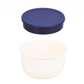 ホームレーベルどんぶりランチジャー７７０ネイビー 送料無料 即日発送-1