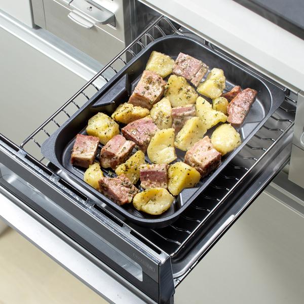 グリル名人plusスタッキングプレート浅型 2個セット 送料無料 即日発送-2