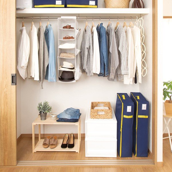 コンパクト優収納アルファすきま用ネイビー 2個セット 送料無料 即日発送-5