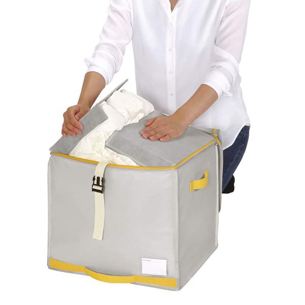 コンパクト優収納アルファ棚上用グレー 2個セット 送料無料 即日発送-2