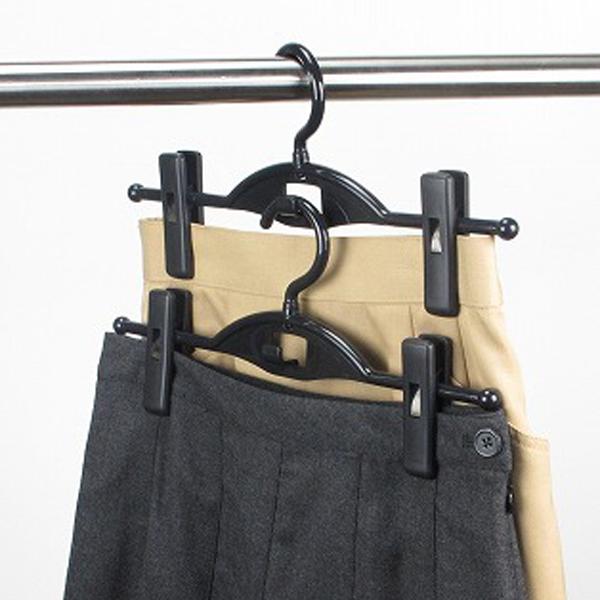 クリップハンガー１段２本組 5個セット 送料無料 即日発送-2