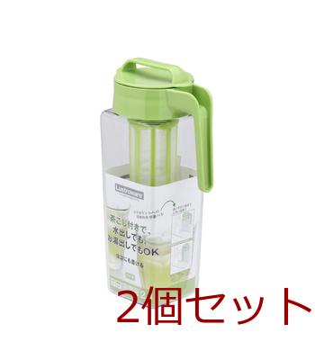 タテヨコ茶こし付スクエアピッチャー２．１ＭＣ 2個セット 送料無料 即日発送-1