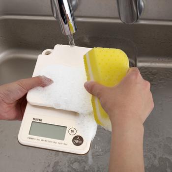 洗えるデジタルクッキングスケール３kgアイボリー 送料無料 即日発送-3