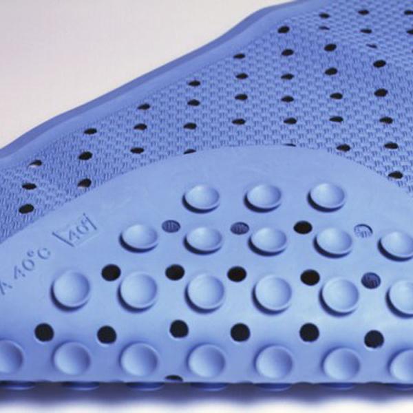 スベリを防ぐ浴そうマットブルー 送料無料 即日発送-1