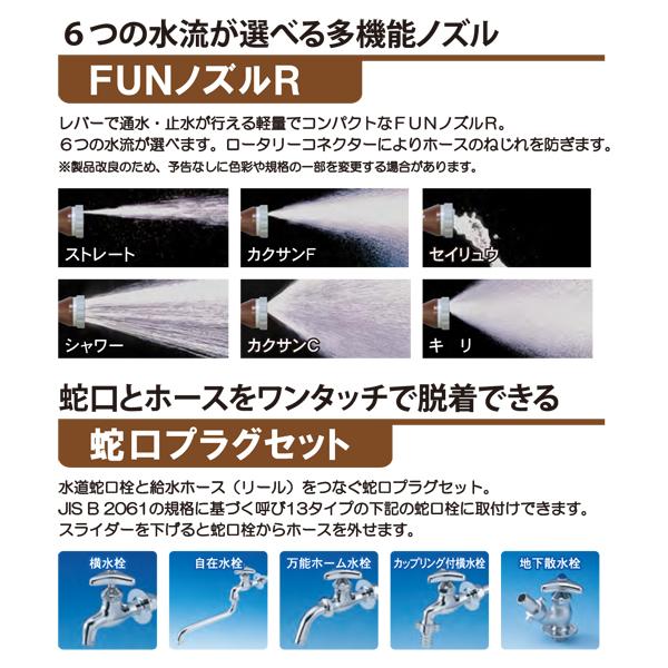 ヴァルナブラウンホースリール２０m巻 送料無料 即日発送-2