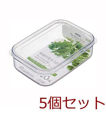 マイクロクリアフードケースＭサイズナチュラル 5個セット 送料無料 即日発送-0