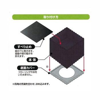 継ぎ脚ハイヒールプラススクエア２個組キャラメルブラウン 5セット 送料無料 即日発送-1