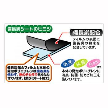 炭備長炭シート押入れ用 3セット 送料無料 即日発送-1