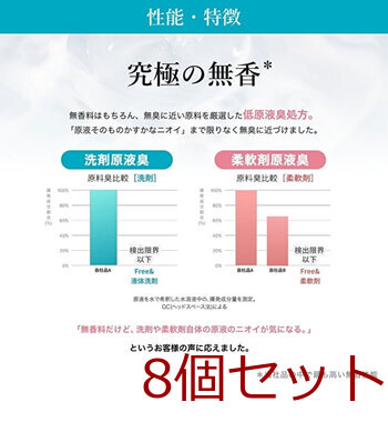 ファーファ フリー&フリーアンド 香りのない柔軟剤 柔軟剤 無香料 本体 500mL 8個セット 送料無料-5