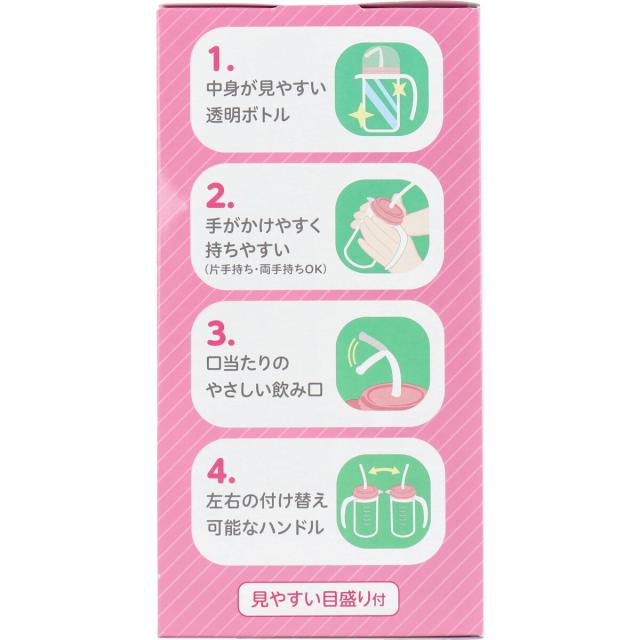使っていいね！ 飲みやすいストローコップ 3個セット 送料無料-3