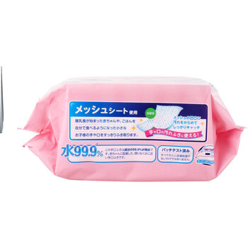 水99.9％ 手口ふき 80枚×3個パック 5セット 送料無料-3