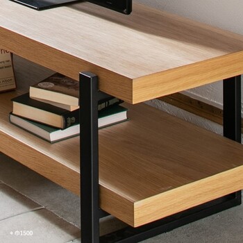 ローボード 幅150 NA 天然木×スチールのナチュラルシンプルなテレビボードアレッシア ienowa 送料無料-2