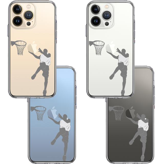 iPhone13Pro ケース クリアバスケット レイアップシュート スマホケース 側面ソフト 背面ハード ハイブリッド 送料無料-1
