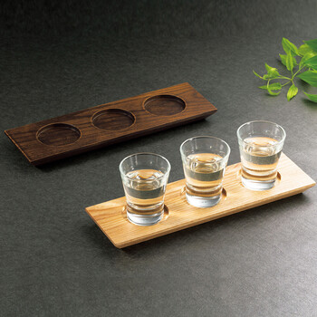 頃入荷予定 和食器 タモ 三ツ穴プレート クリアー ブラウン 3セット 送料無料-6