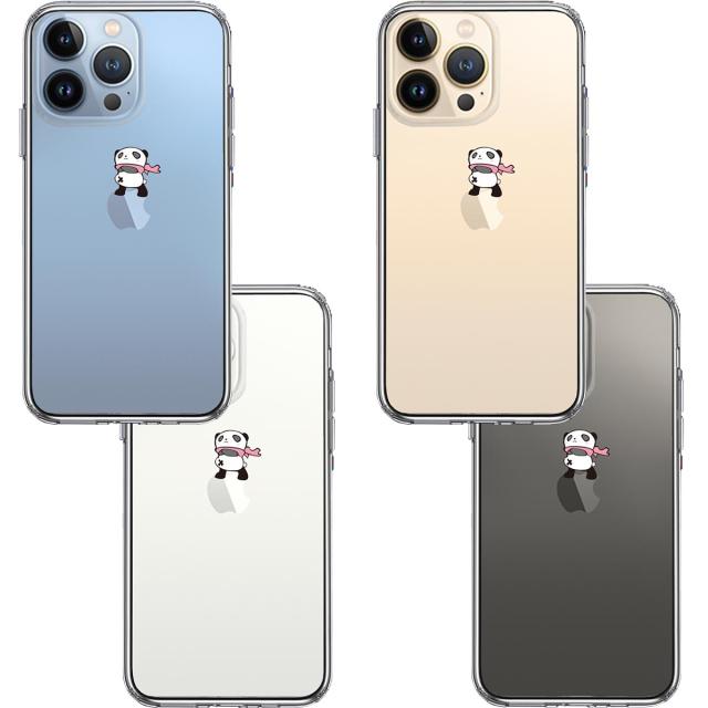 iPhone13Pro ケース クリアさすらい パンダ スマホケース 側面ソフト 背面ハード ハイブリッド 送料無料-1