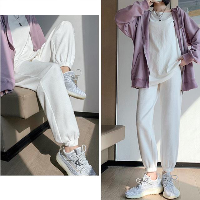 スウェットパンツ ワッフル生地 送料無料 即日発送-6