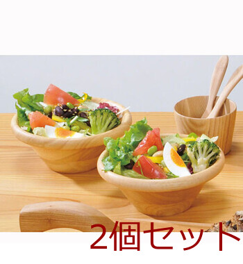 和食器 天然木サラダボウル ナチュラル φ30cm 送料無料-1
