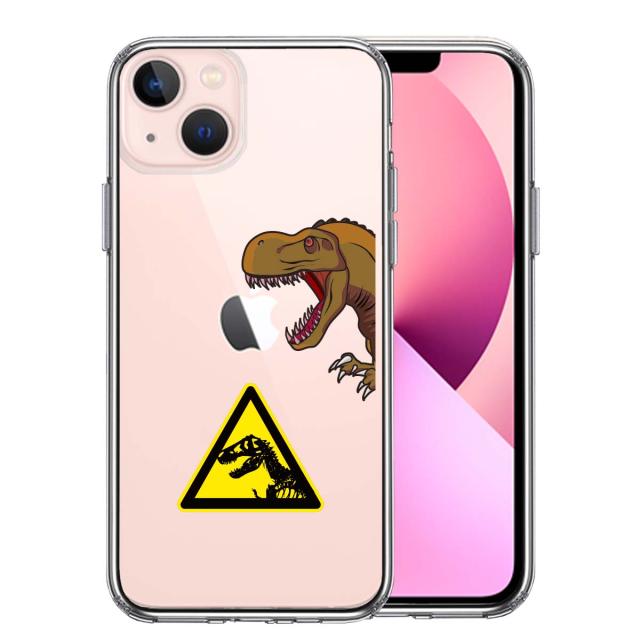 iPhone13 ケース クリア肉食恐竜 スマホケース 側面ソフト 背面ハード ハイブリッド 送料無料-0