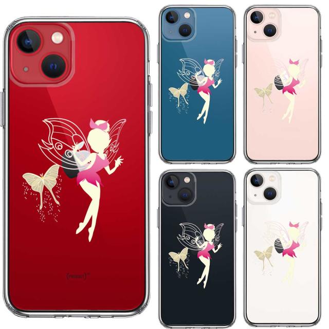 iPhone13 ケース クリアピーターパン 妖精 3 スマホケース 側面ソフト 背面ハード ハイブリッド 送料無料-1