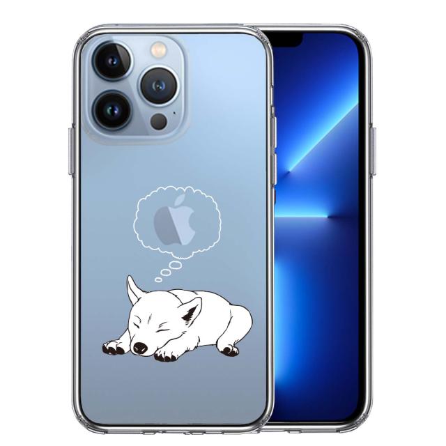 iPhone13Pro ケース クリア柴犬 スマホケース 側面ソフト 背面ハード ハイブリッド 送料無料-0