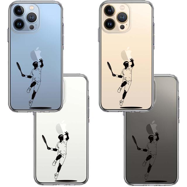 iPhone13Pro ケース クリアテニス スマホケース 側面ソフト 背面ハード ハイブリッド 送料無料-1