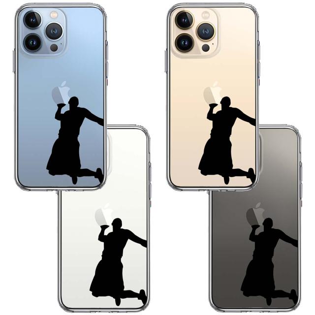 iPhone13Pro ケース クリアバスケットボール ダンクシュート2 スマホケース 側面ソフト 背面ハード ハイブリッド 送料無料-1