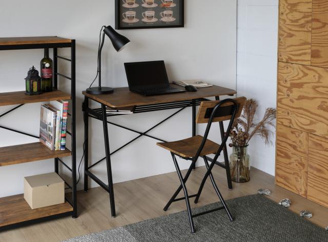 ヴィンテージ調ワークデスク VDK-9050 送料無料-2