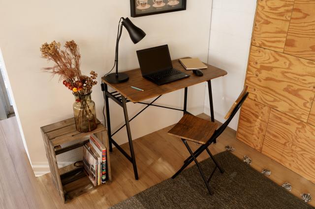 ヴィンテージ調ワークデスク VDK-9050 送料無料-3