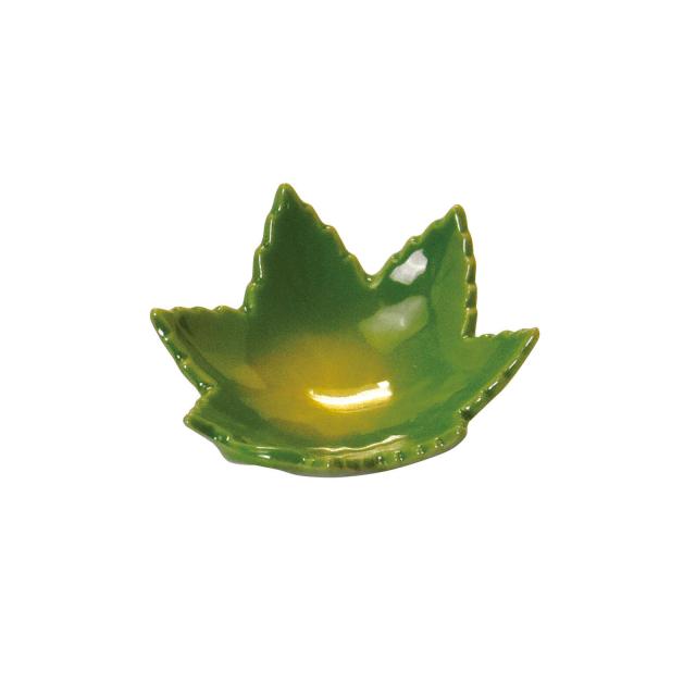 和食器 もみじ型珍味入 黄 織部 赤 緑 同色 4セット 送料無料-5